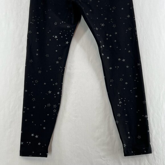 Beyond Yoga Tossed Star High Waist Crop Leggings Size S Iridescent Sparkle Black - Picture 6 of 12
